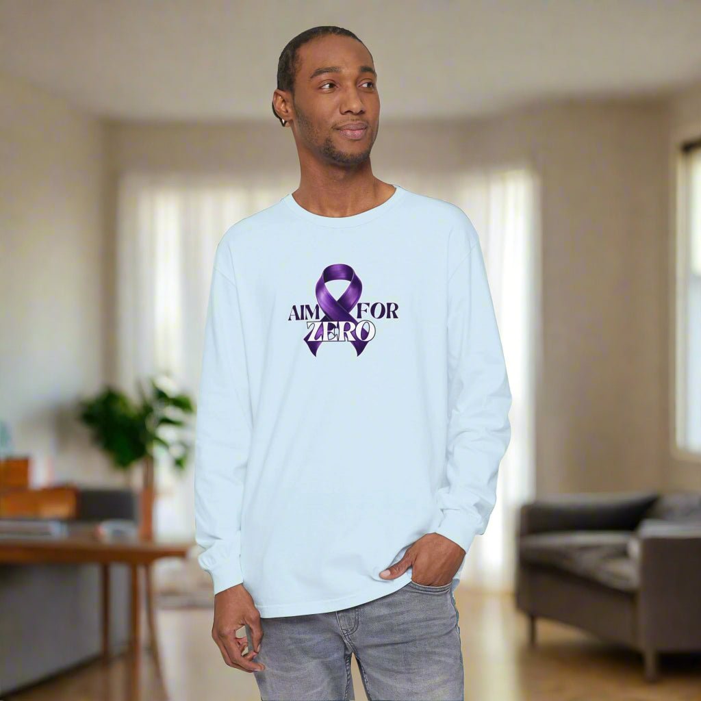 Aim for Zero Long Sleeve Unisex T - ShirT - Clothing, T-shirts, Long - Sleeve - EpiAl's Shop