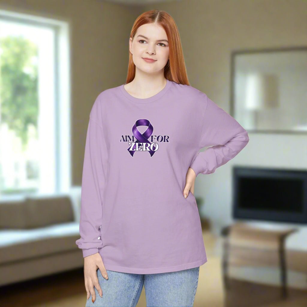 Aim for Zero Long Sleeve Unisex T - ShirT - Clothing, T-shirts, Long - Sleeve - EpiAl's Shop