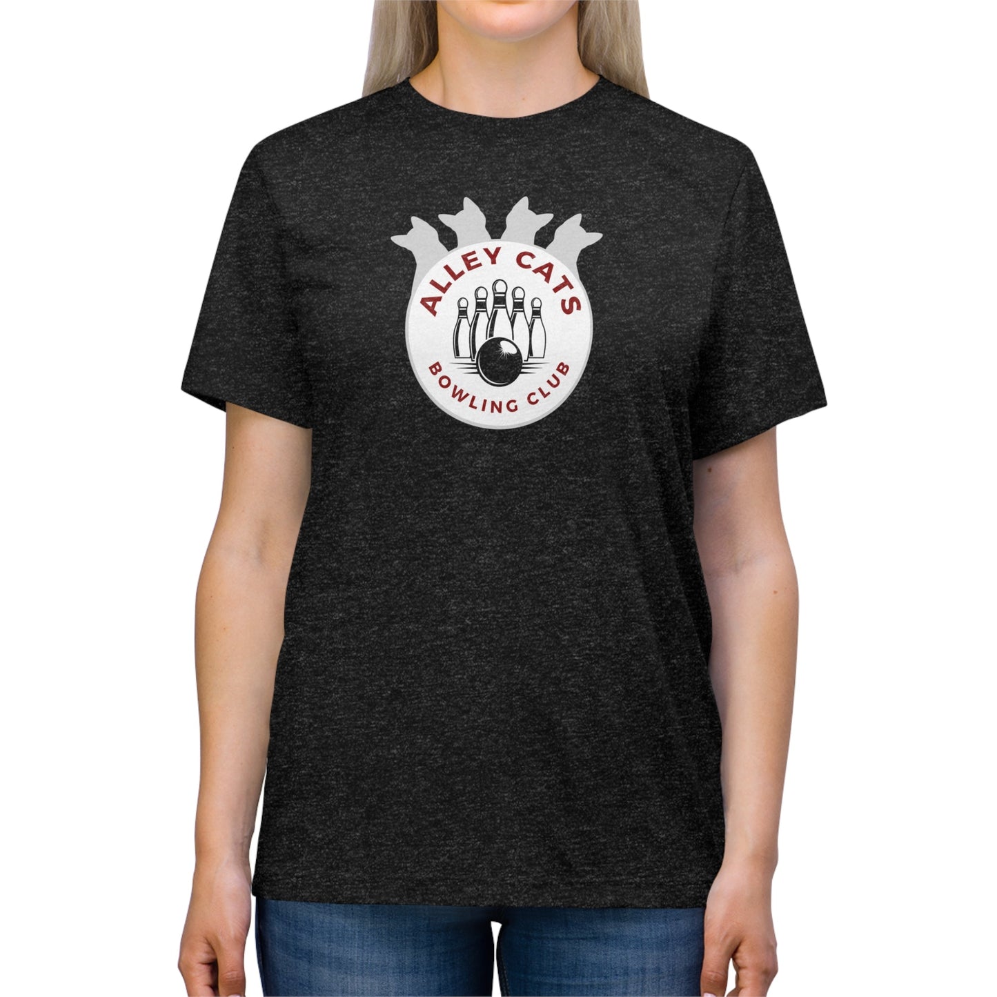 Alley Cats Bowling Club Unisex Triblend Tee - T - Shirt - Epileptic Al’s Shop