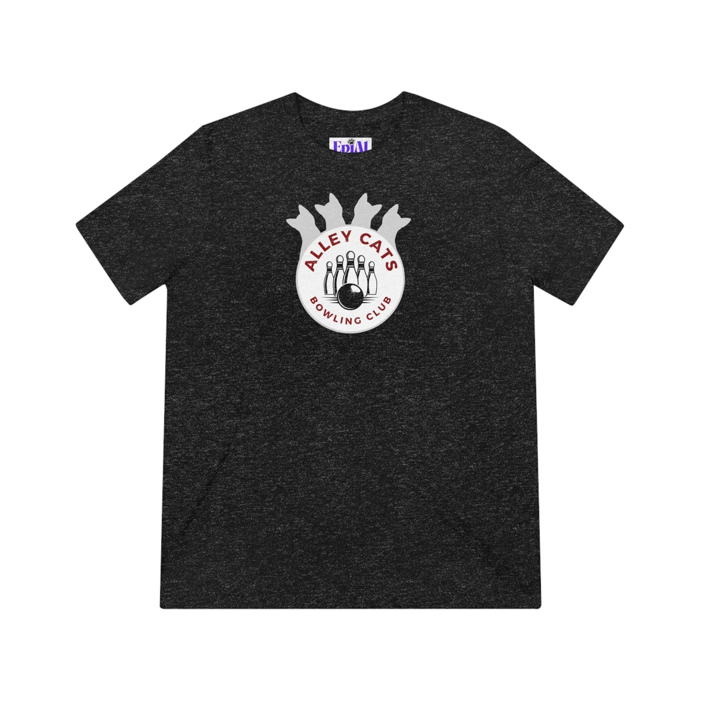 Alley Cats Bowling Club Unisex Triblend Tee - T - Shirt - Epileptic Al’s Shop