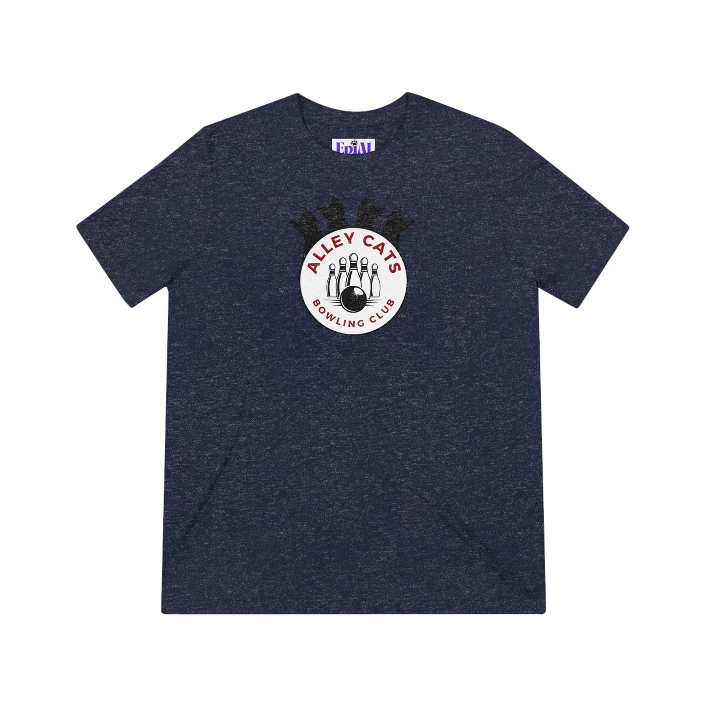 Alley Cats Bowling Club Unisex Triblend Tee - T - Shirt - Epileptic Al’s Shop