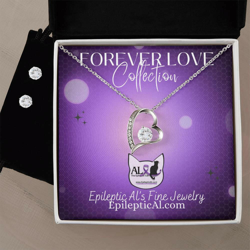 Al's Forever Love Necklace & Earrings Bundle - Jewelry - Epileptic Al’s Shop