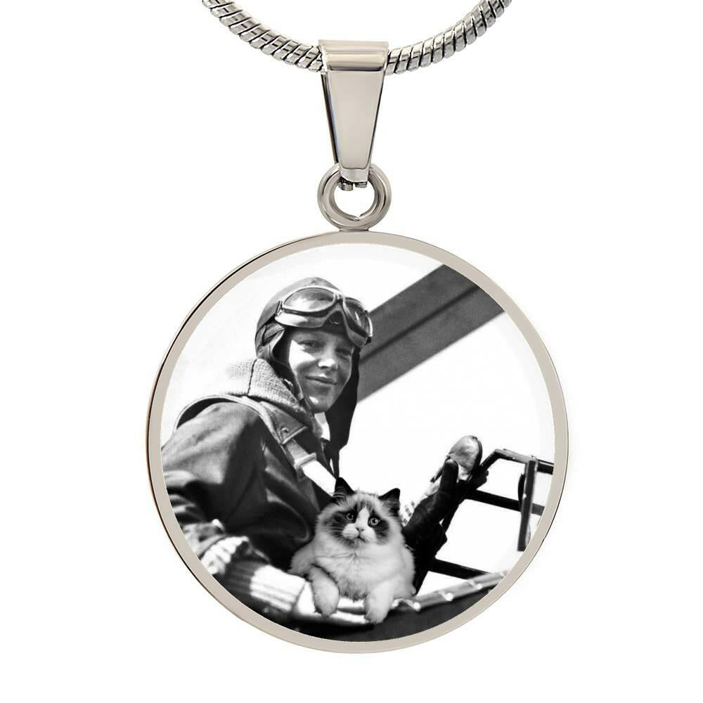 Amelia Earhart‘s Cat Necklace - Jewelry - Epileptic Al’s Shop