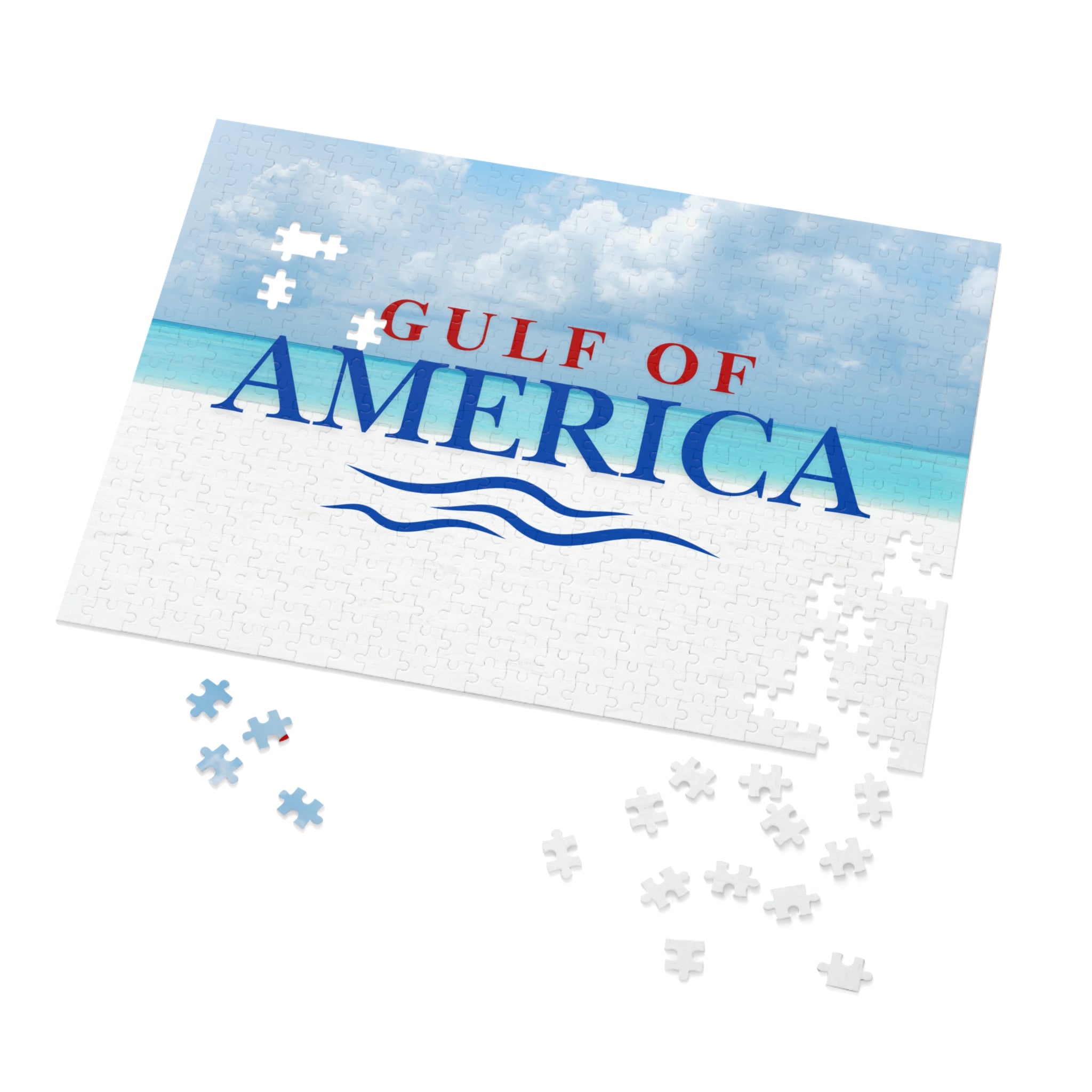American Gulf Jigsaw Puzzle with Tin - Toys & Games, Puzzles - EpiAl's Shop