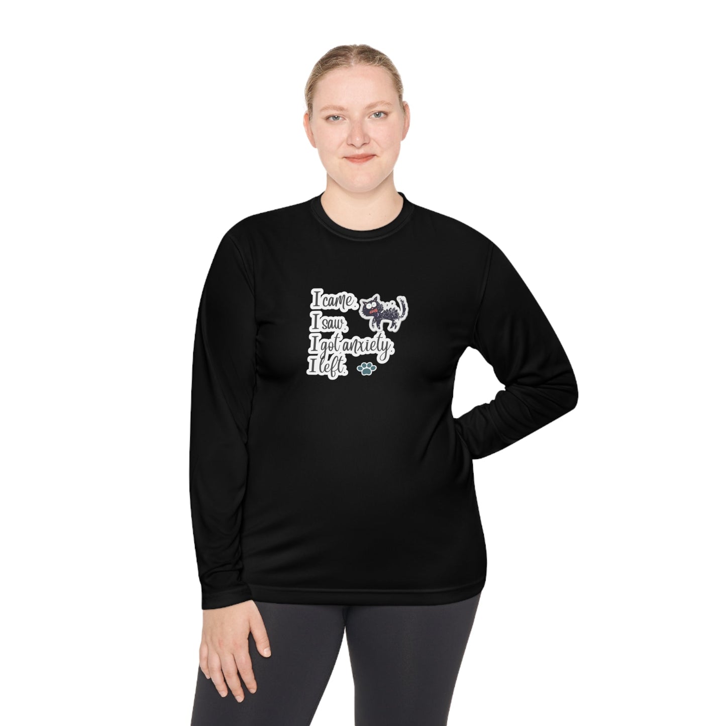 Anxiety Unisex Lightweight Long Sleeve Tee - Long - sleeve - Epileptic Al’s Shop