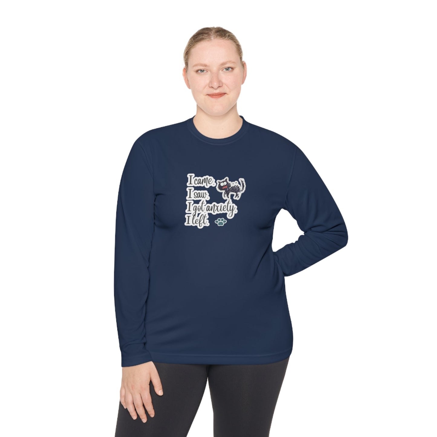 Anxiety Unisex Lightweight Long Sleeve Tee - Long - sleeve - Epileptic Al’s Shop