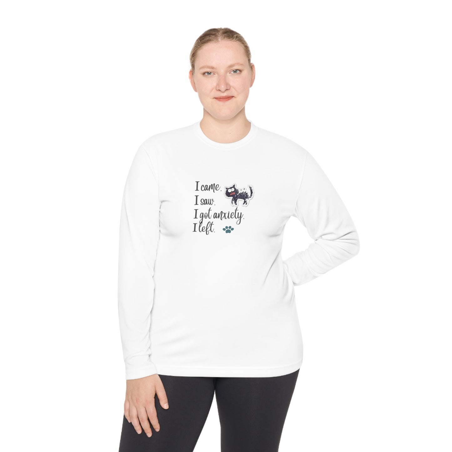 Anxiety Unisex Lightweight Long Sleeve Tee - Long - sleeve - Epileptic Al’s Shop