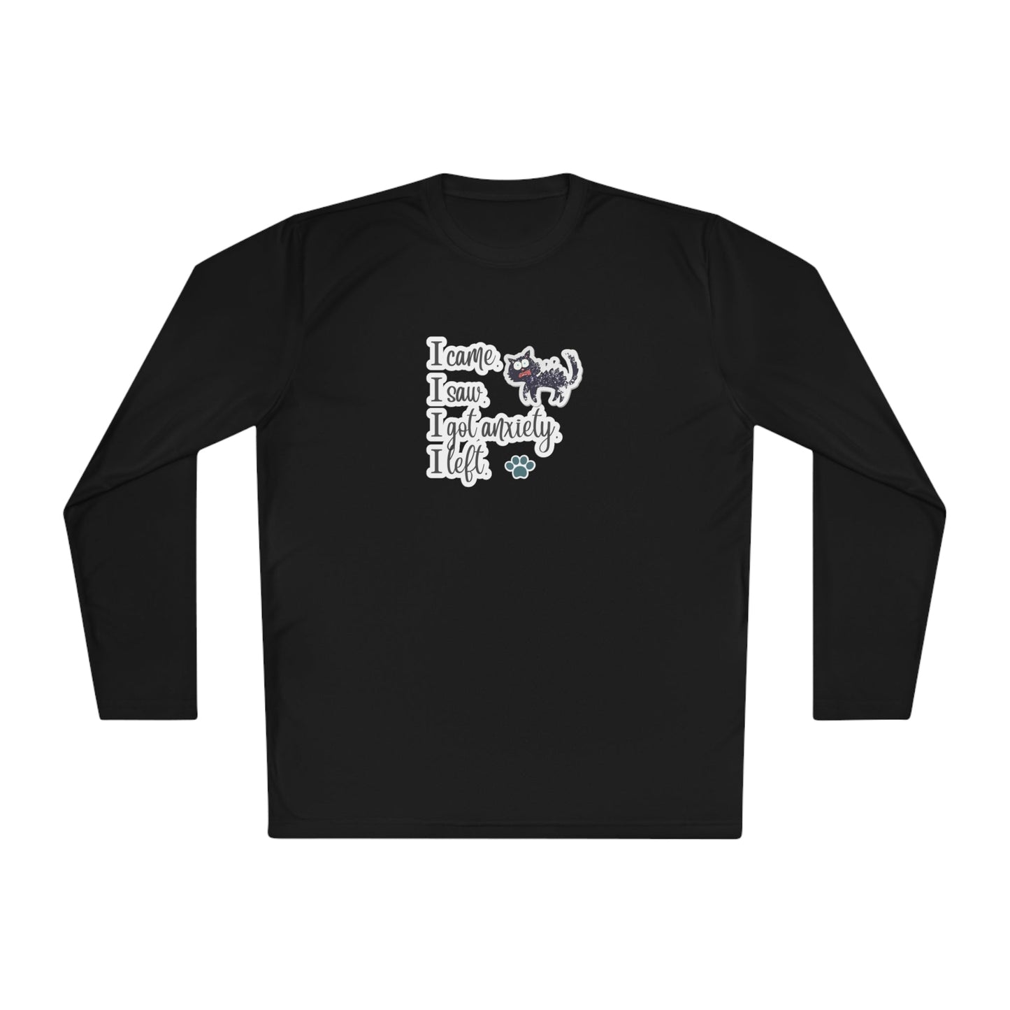 Anxiety Unisex Lightweight Long Sleeve Tee - Long - sleeve - Epileptic Al’s Shop