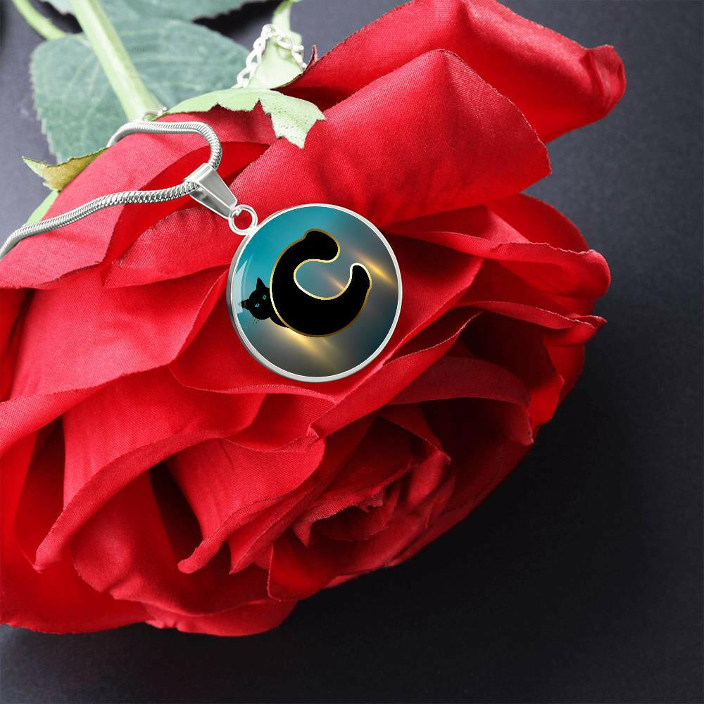 Turquoise Gold C Necklace - EpiAl's Shop