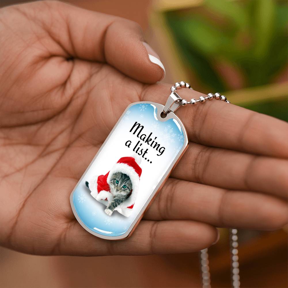 Making A List Necklace