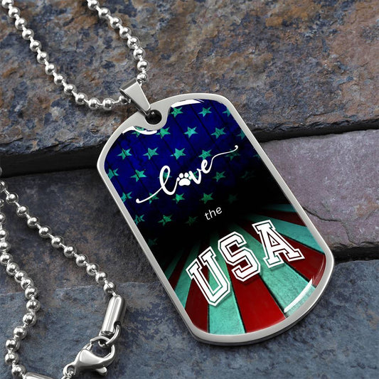 Love the USA Necklace