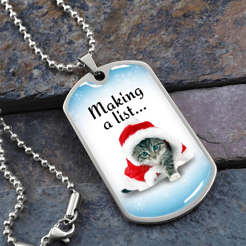 Making A List Necklace
