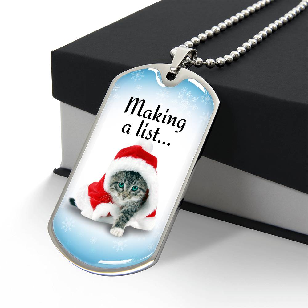 Making A List Necklace