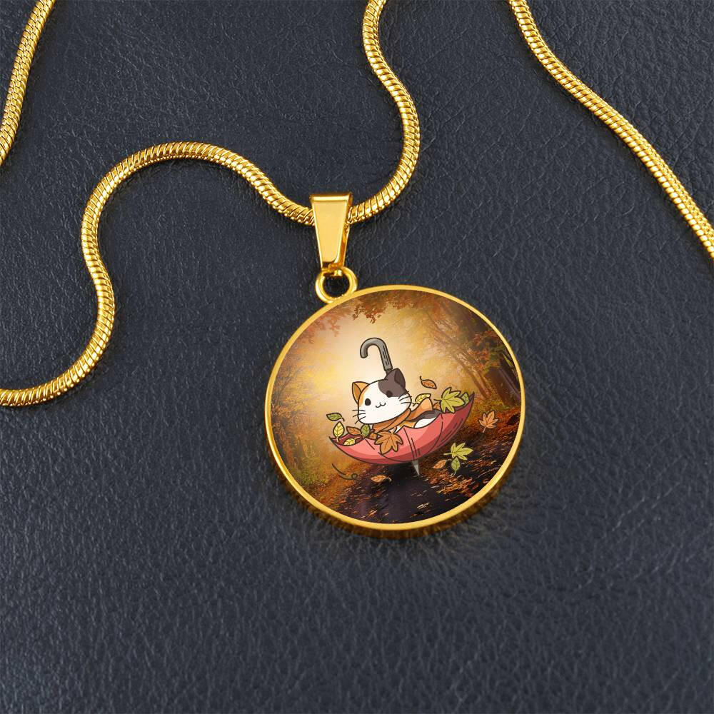 Autumn Umbrella Necklace - Jewelry - Epileptic Al’s Shop
