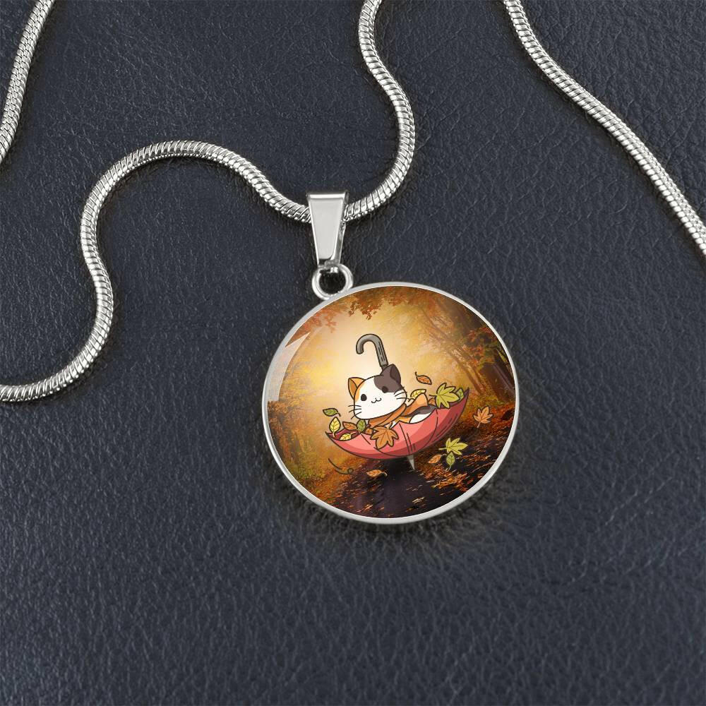 Autumn Umbrella Necklace - Jewelry - Epileptic Al’s Shop