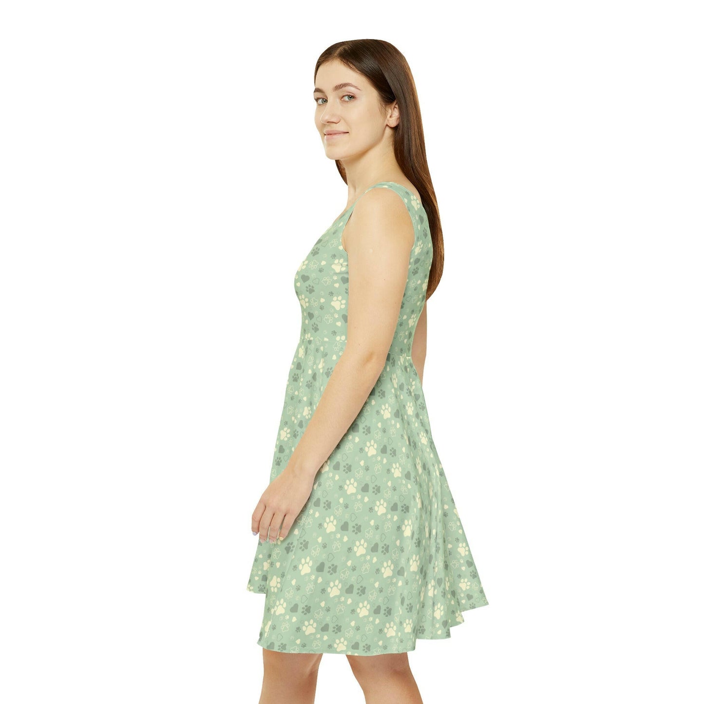Beauty in Green Women's Skater Dress - All Over Prints - Epileptic Al’s Shop