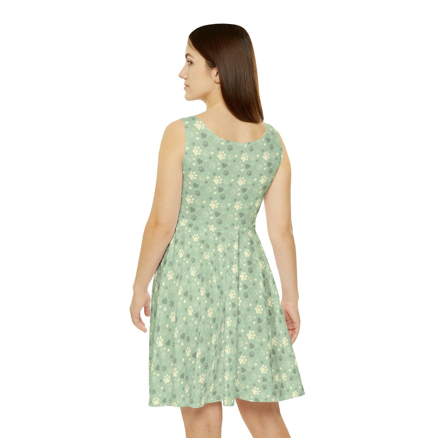 Beauty in Green Women's Skater Dress - All Over Prints - Epileptic Al’s Shop