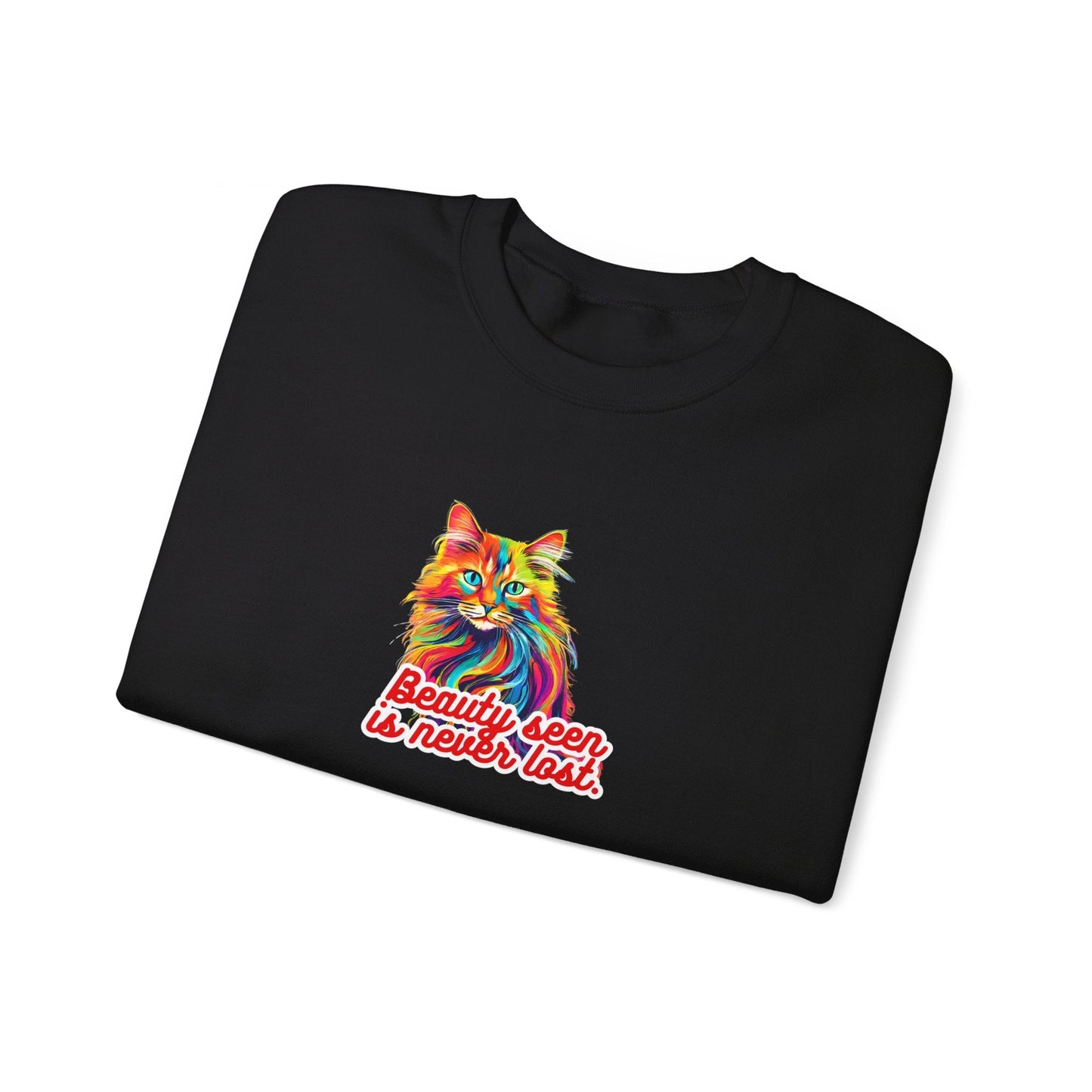Beauty Seen Unisex Heavy Blend™ Crewneck Sweatshirt - Sweatshirt - Epileptic Al’s Shop