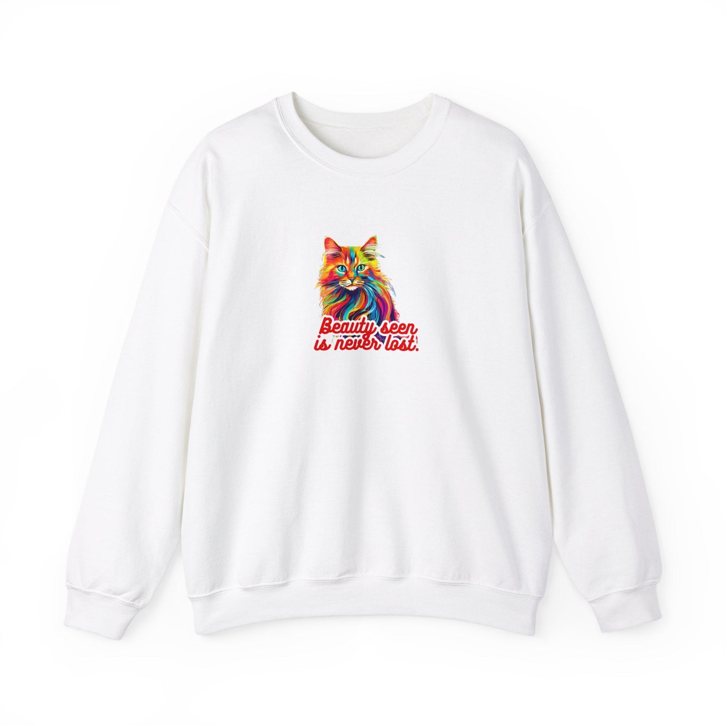 Beauty Seen Unisex Heavy Blend™ Crewneck Sweatshirt - Sweatshirt - Epileptic Al’s Shop