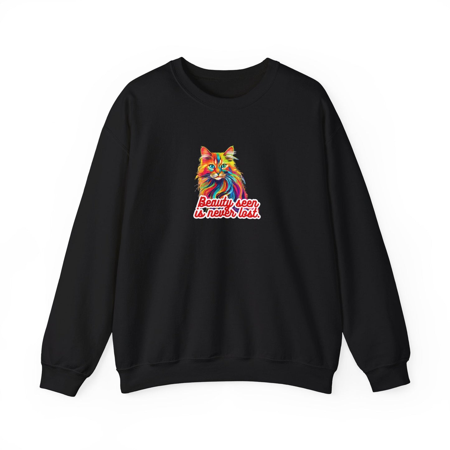 Beauty Seen Unisex Heavy Blend™ Crewneck Sweatshirt - Sweatshirt - Epileptic Al’s Shop