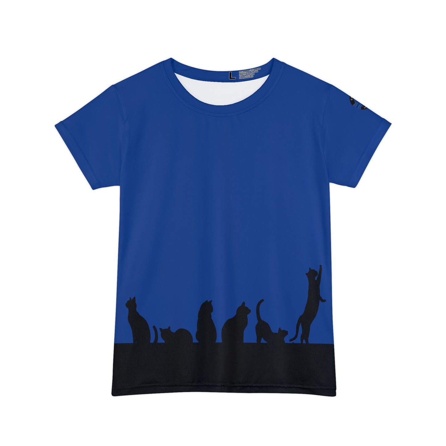 Black Cat Lady Short Sleeve Shirt - All Over Prints - EpiAl's Shop