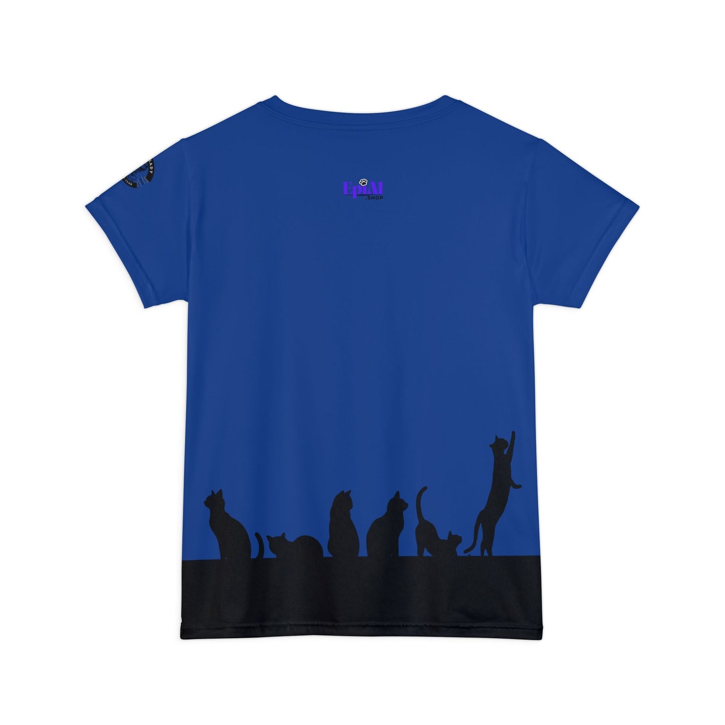 Black Cat Lady Short Sleeve Shirt - All Over Prints - EpiAl's Shop
