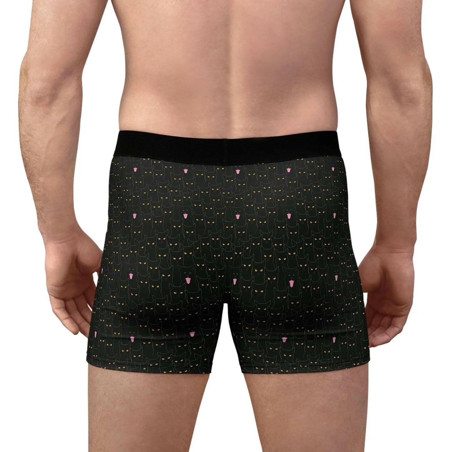 Black Cat Men's Boxer Briefs - Clothing - Epileptic Al’s Shop