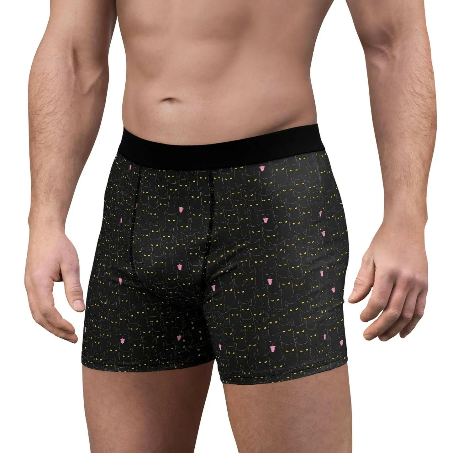 Black Cat Men's Boxer Briefs - Clothing - Epileptic Al’s Shop