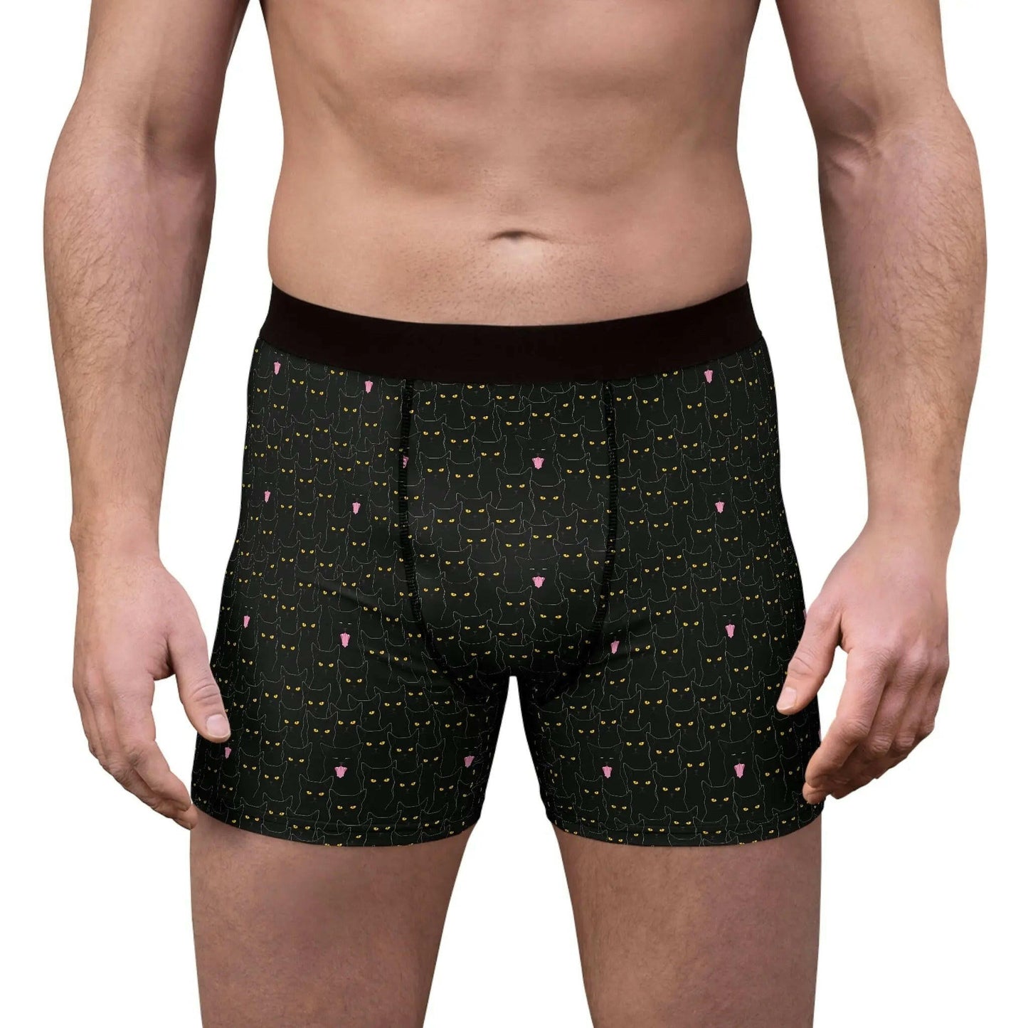 Black Cat Men's Boxer Briefs - Clothing - Epileptic Al’s Shop