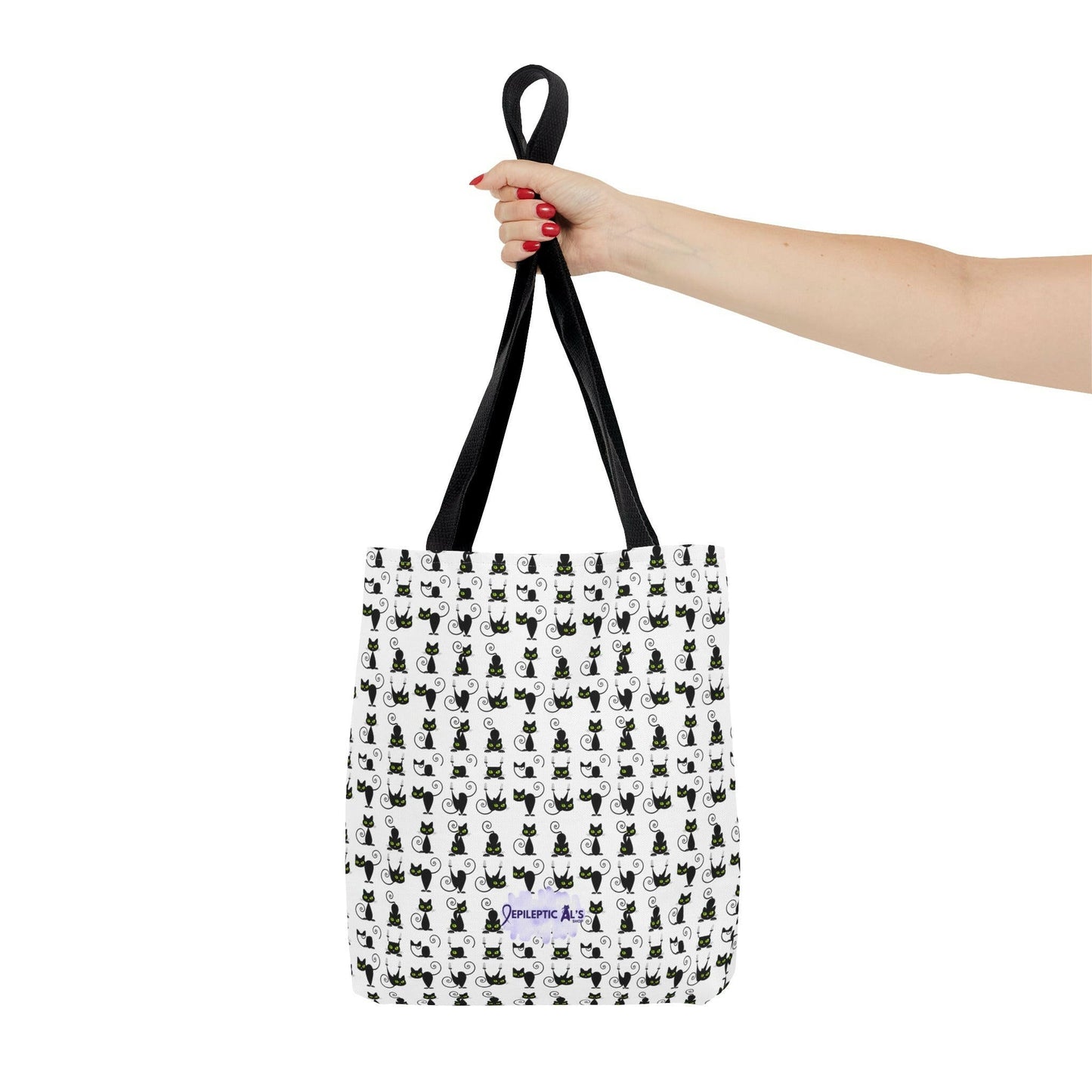 Black Kitties Tote Bag - Bags - Epileptic Al’s Shop