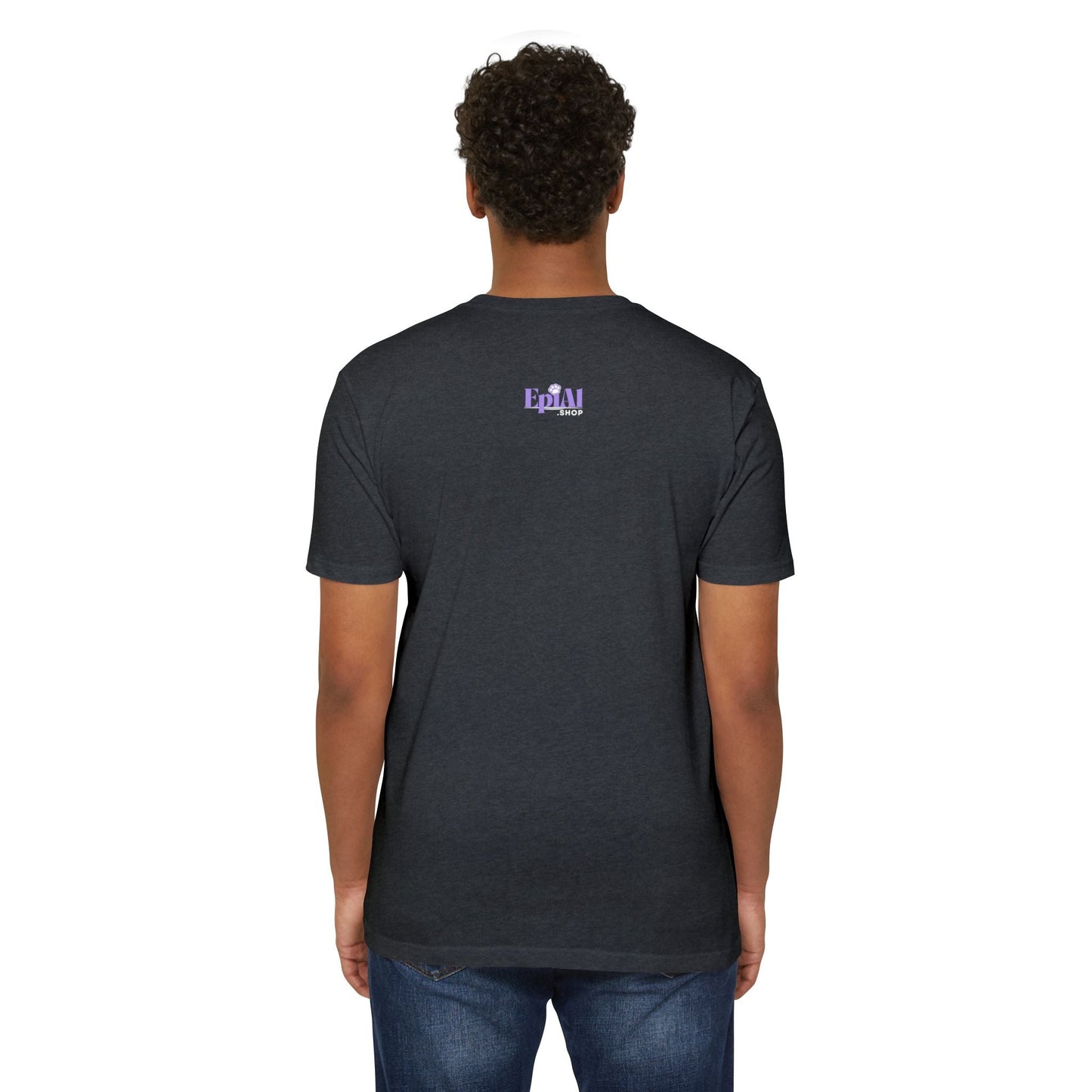 Black & Orange Stray Cat Unisex CVC Jersey T - shirt - T - Shirt - Epileptic Al’s Shop