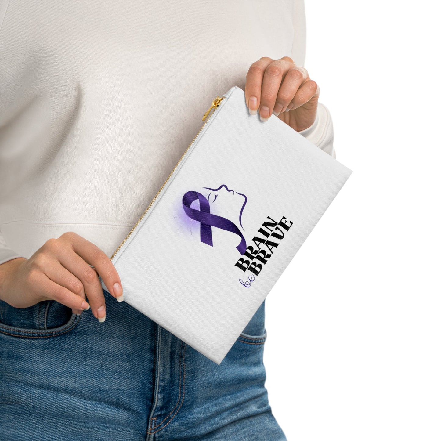 Brain Be Brave Cosmetic Bag - Bags - EpiAl's Shop