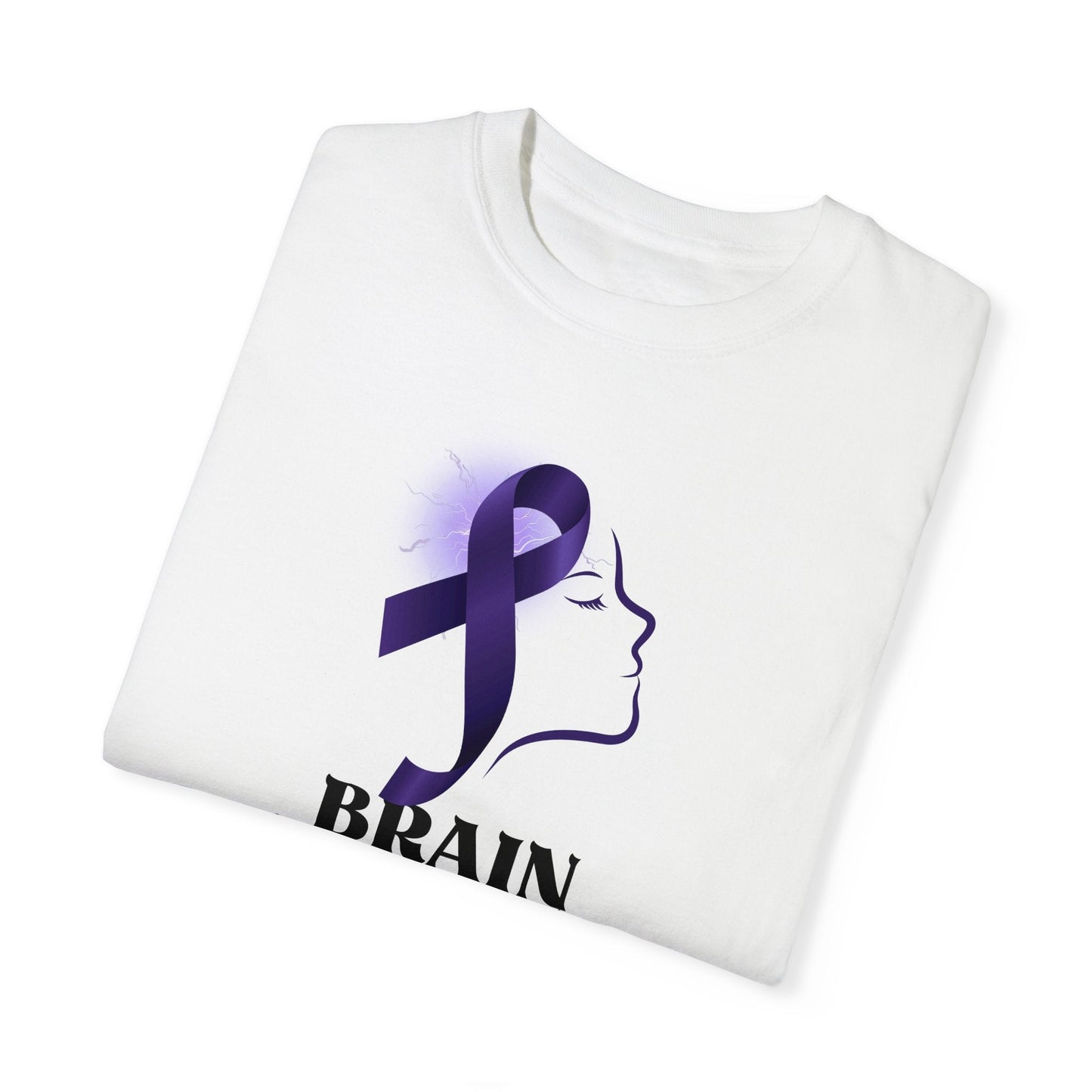 Brain Be Brave Unisex Garment - Dyed T - shirt - T - Shirt - Epileptic Al’s Shop