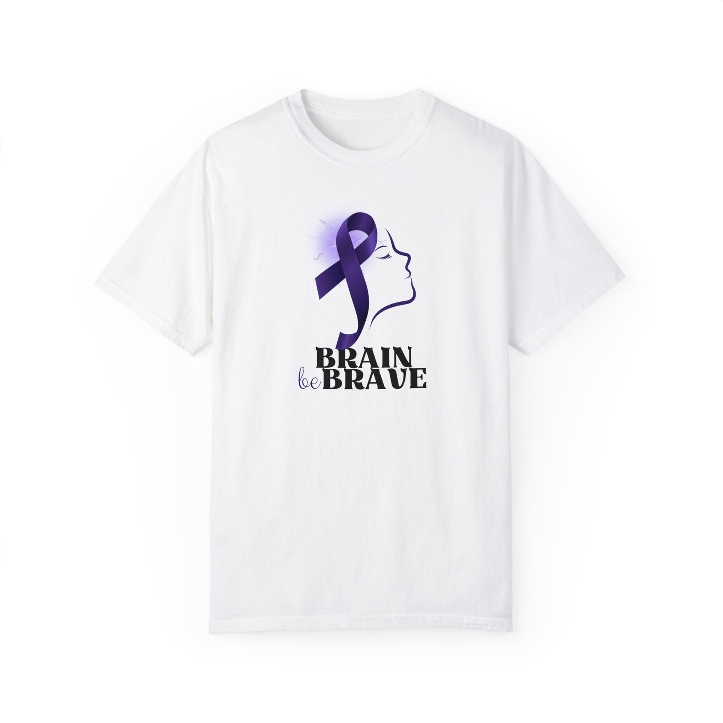 Brain Be Brave Unisex Garment - Dyed T - shirt - T - Shirt - Epileptic Al’s Shop