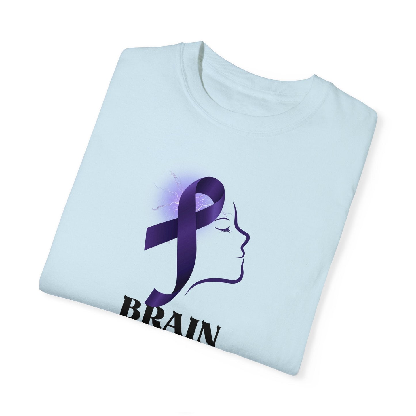 Brain Be Brave Unisex Garment - Dyed T - shirt - T - Shirt - Epileptic Al’s Shop