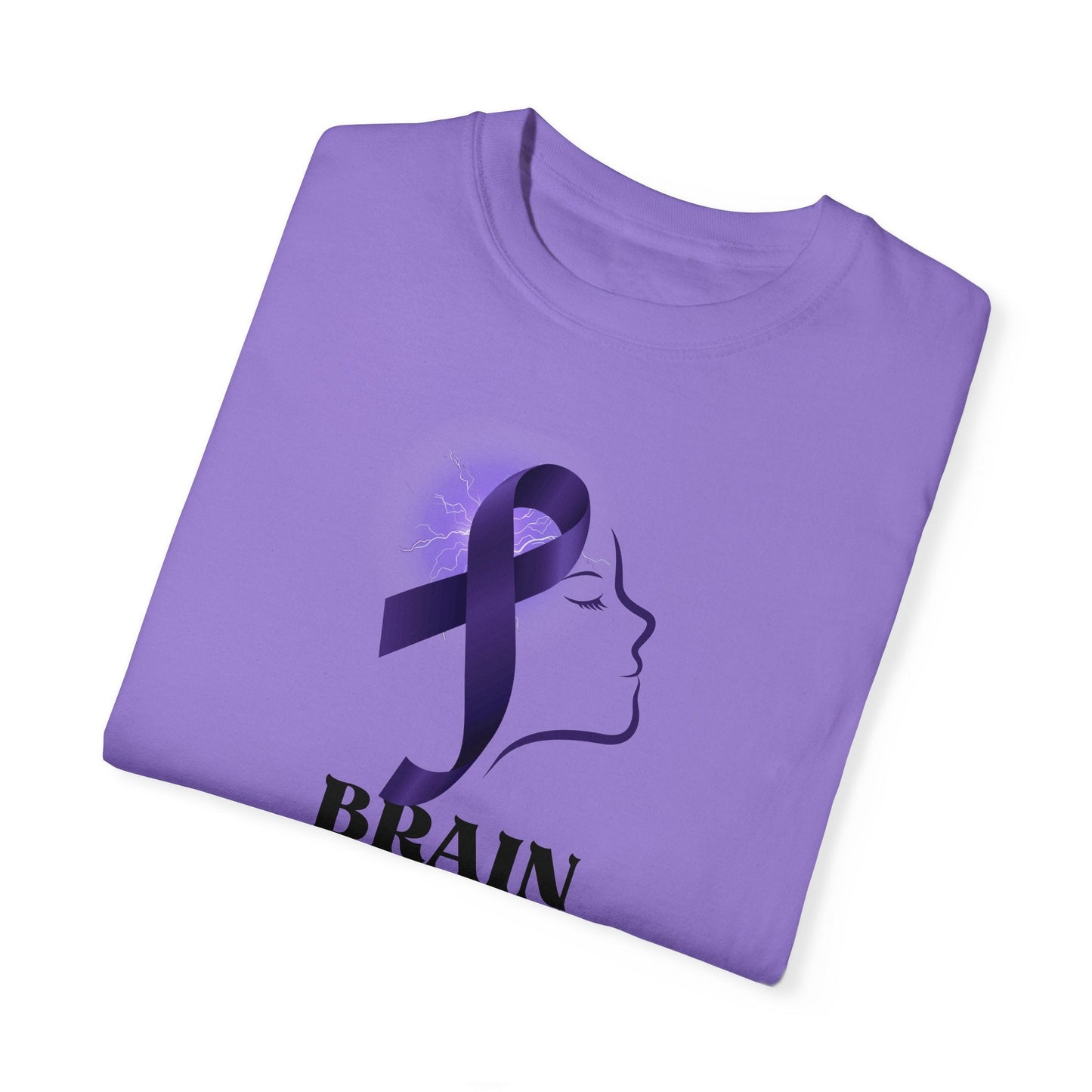 Brain Be Brave Unisex Garment - Dyed T - shirt - T - Shirt - Epileptic Al’s Shop