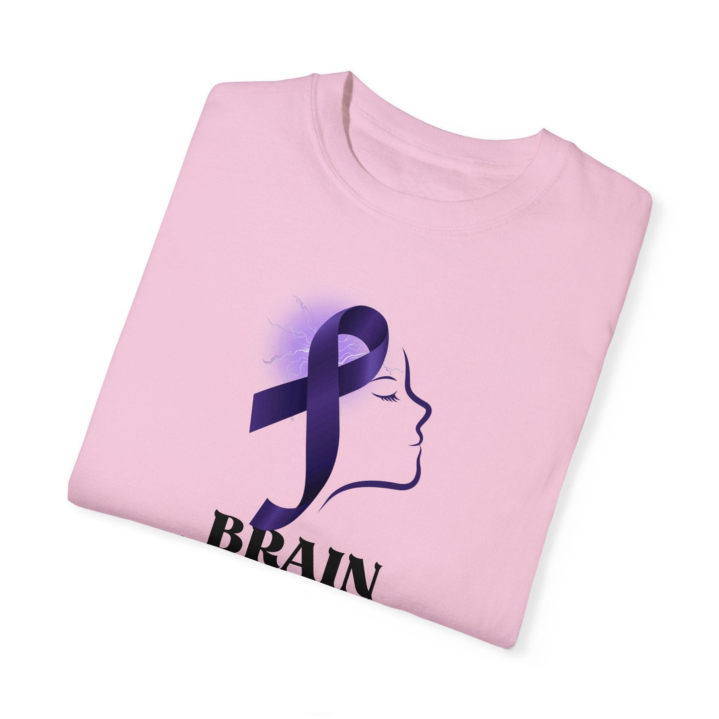 Brain Be Brave Unisex Garment - Dyed T - shirt - T - Shirt - Epileptic Al’s Shop