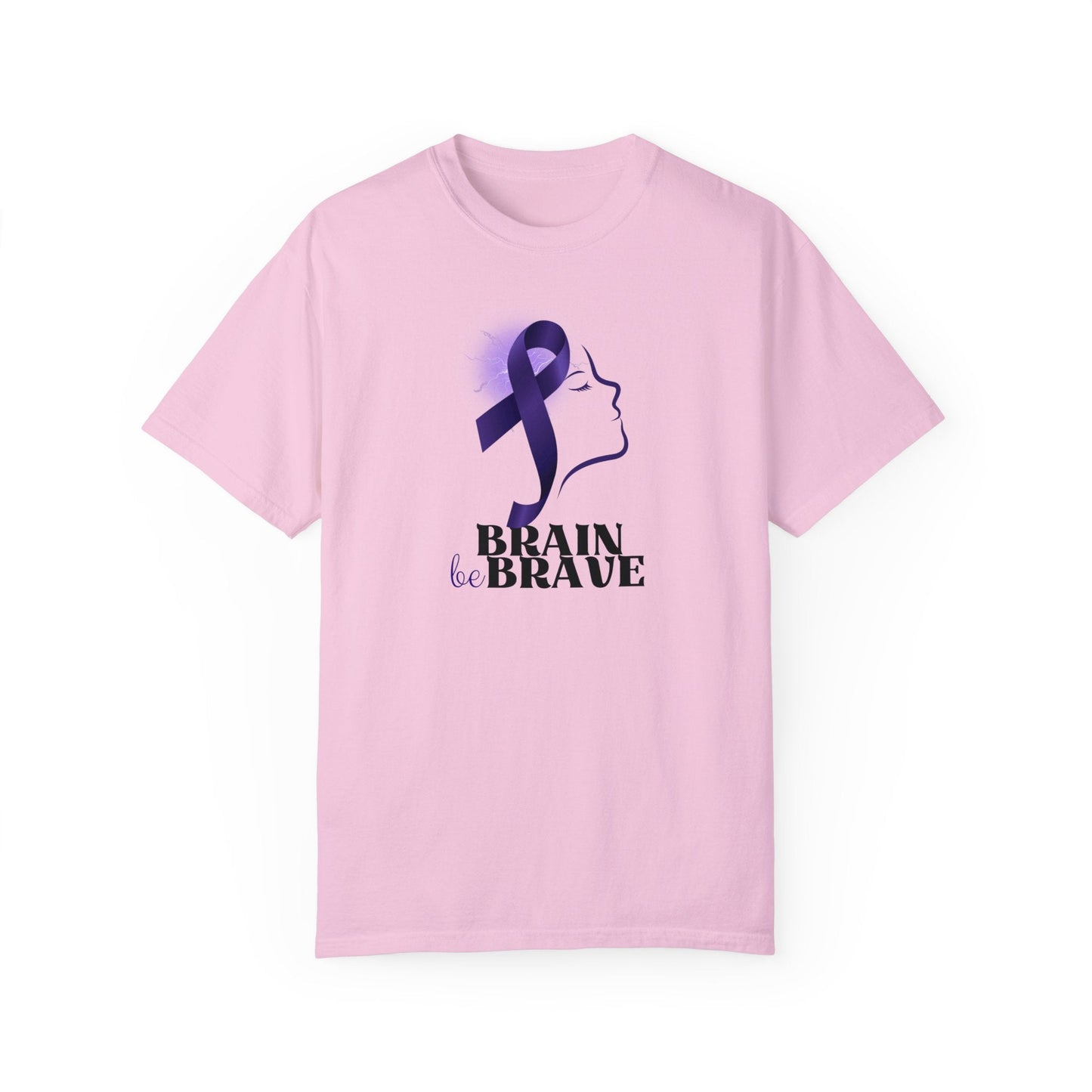 Brain Be Brave Unisex Garment - Dyed T - shirt - T - Shirt - Epileptic Al’s Shop