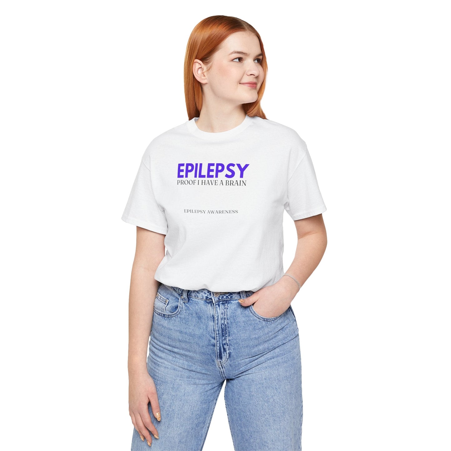 Brain Proof Unisex Jersey Short Sleeve Tee - T-Shirt - EpiAl's Shop