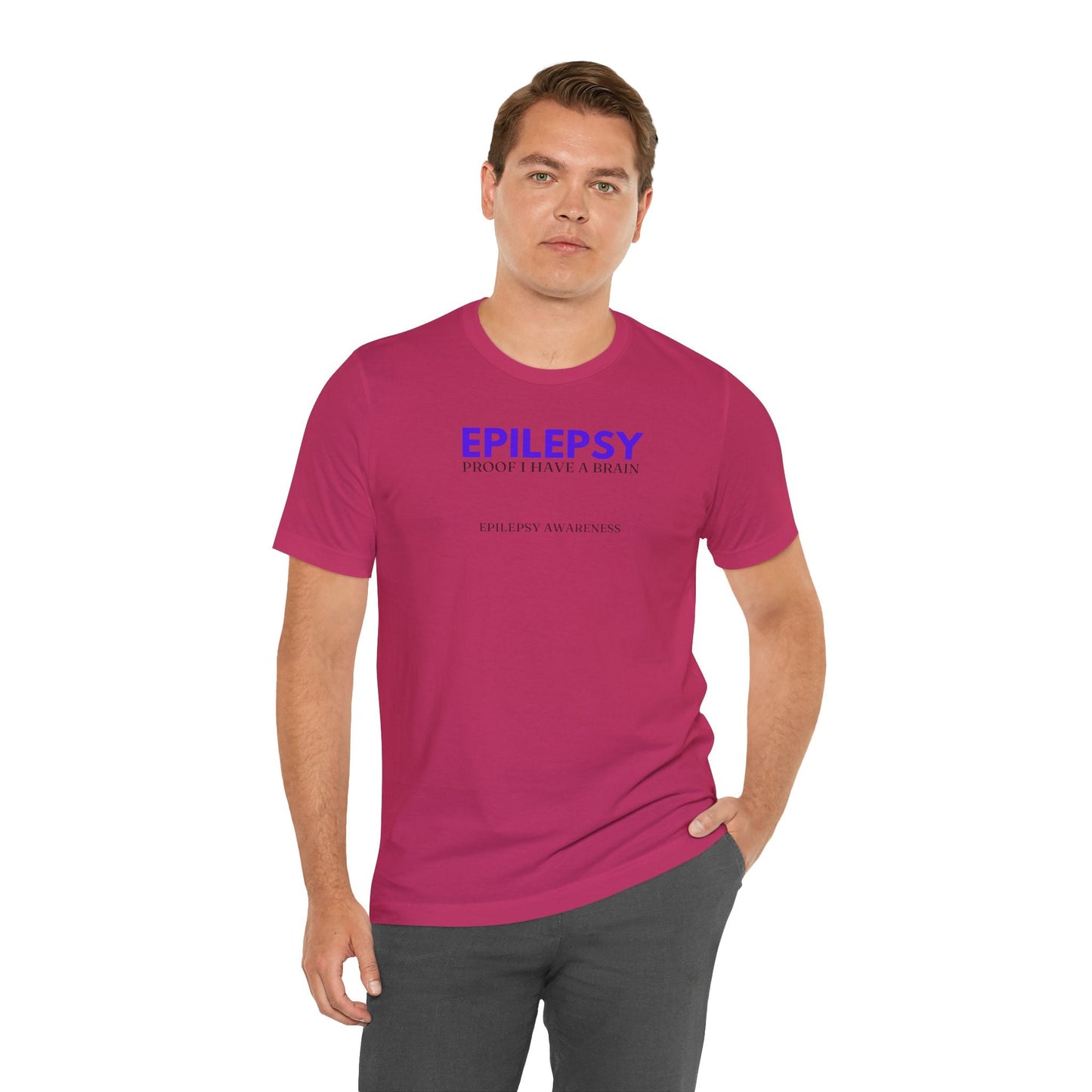 Brain Proof Unisex Jersey Short Sleeve Tee - T-Shirt - EpiAl's Shop