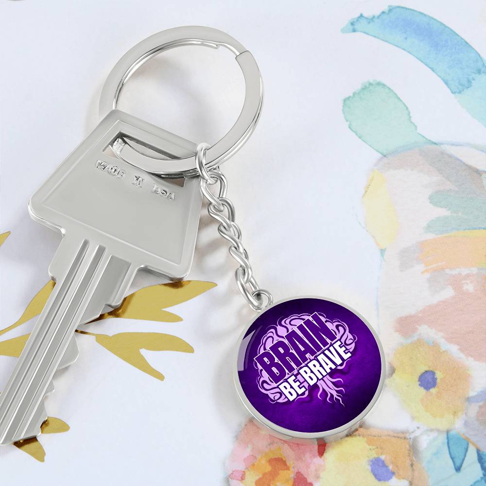 Brave Brain Keychain - Jewelry - Epileptic Al’s Shop