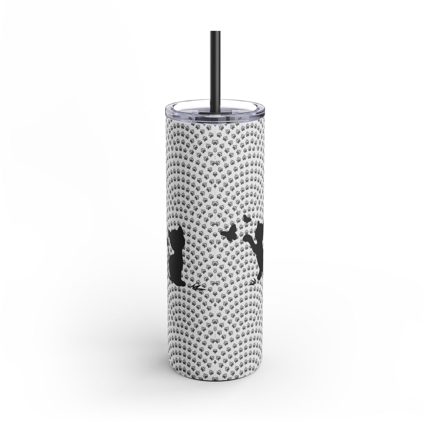 Butterfly Kitties Maars Maker Skinny Matte Tumbler, 20oz - Mug - Epileptic Al’s Shop