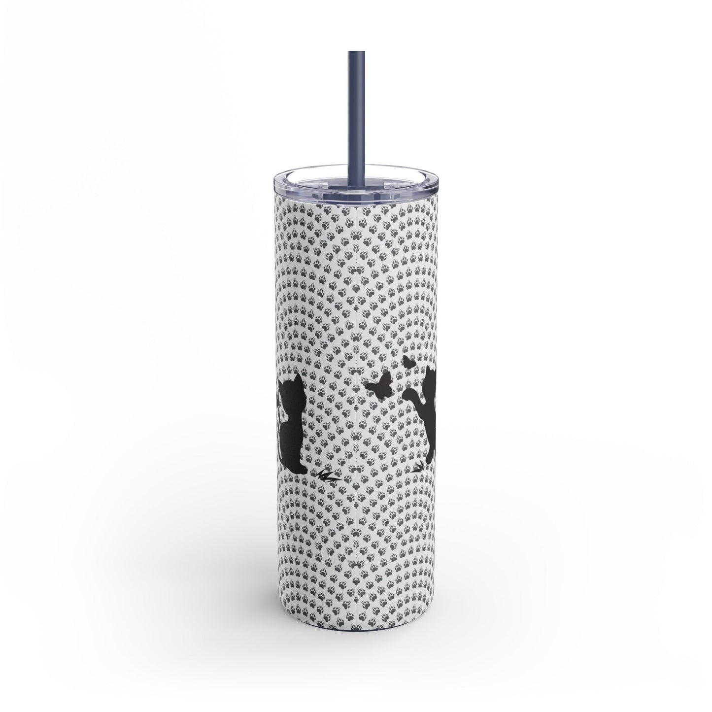 Butterfly Kitties Maars Maker Skinny Matte Tumbler, 20oz - Mug - Epileptic Al’s Shop