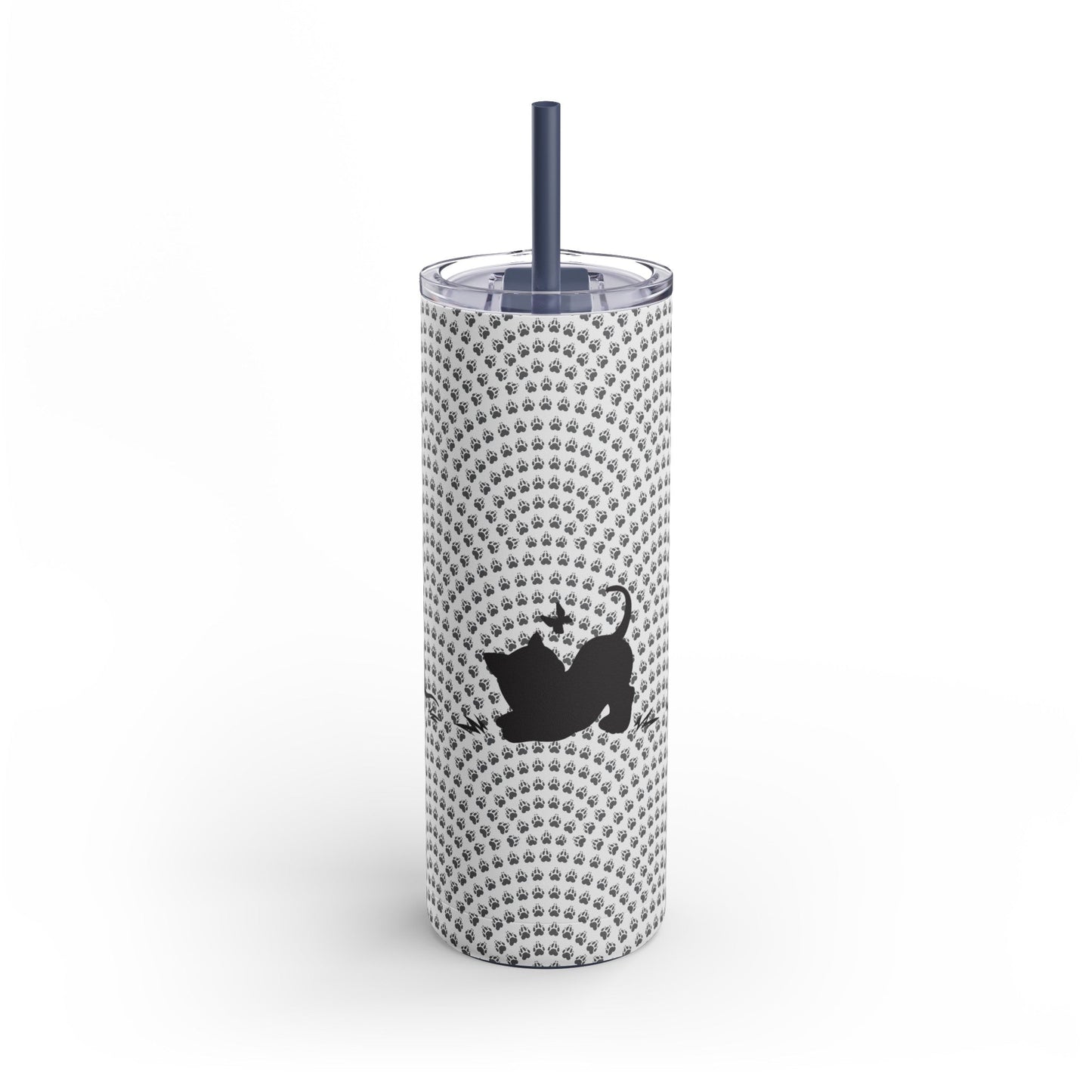 Butterfly Kitties Maars Maker Skinny Matte Tumbler, 20oz - Mug - Epileptic Al’s Shop