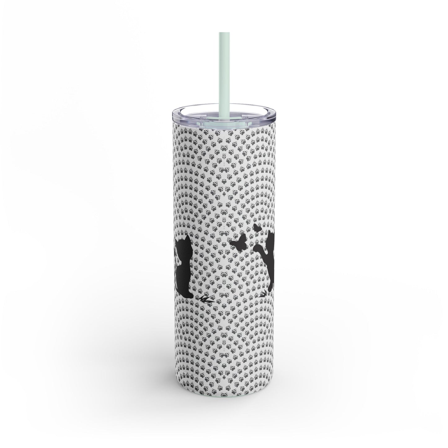 Butterfly Kitties Maars Maker Skinny Matte Tumbler, 20oz - Mug - Epileptic Al’s Shop