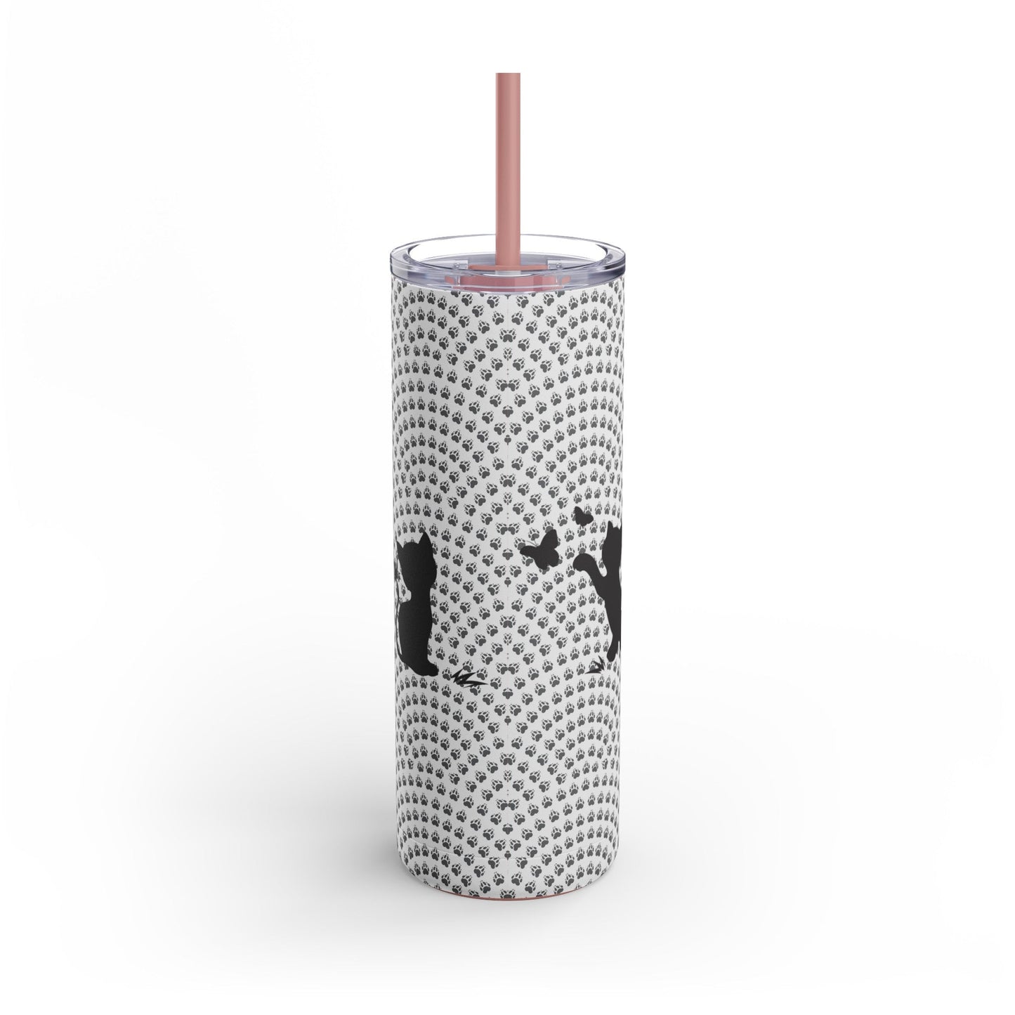 Butterfly Kitties Maars Maker Skinny Matte Tumbler, 20oz - Mug - Epileptic Al’s Shop