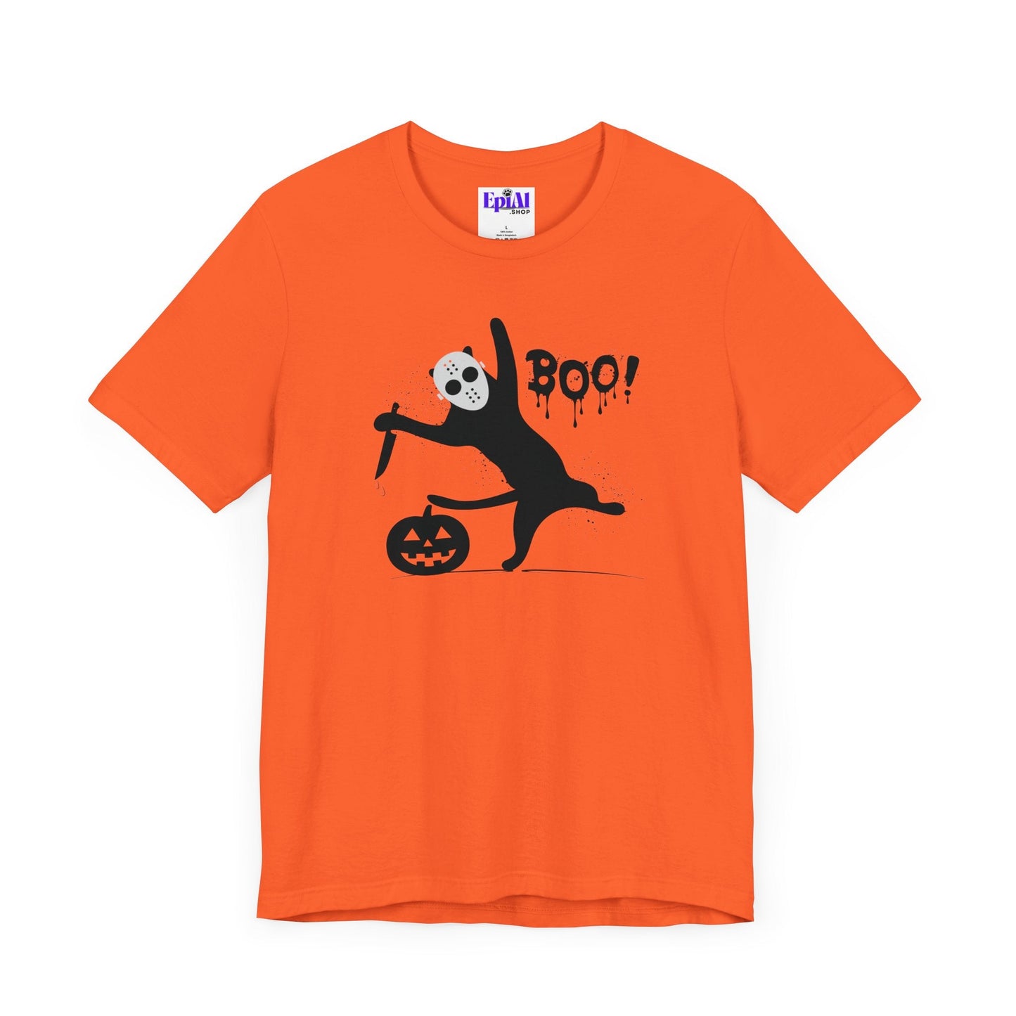 Cat Boo Unisex Jersey Short Sleeve Tee - T - Shirt - Epileptic Al’s Shop