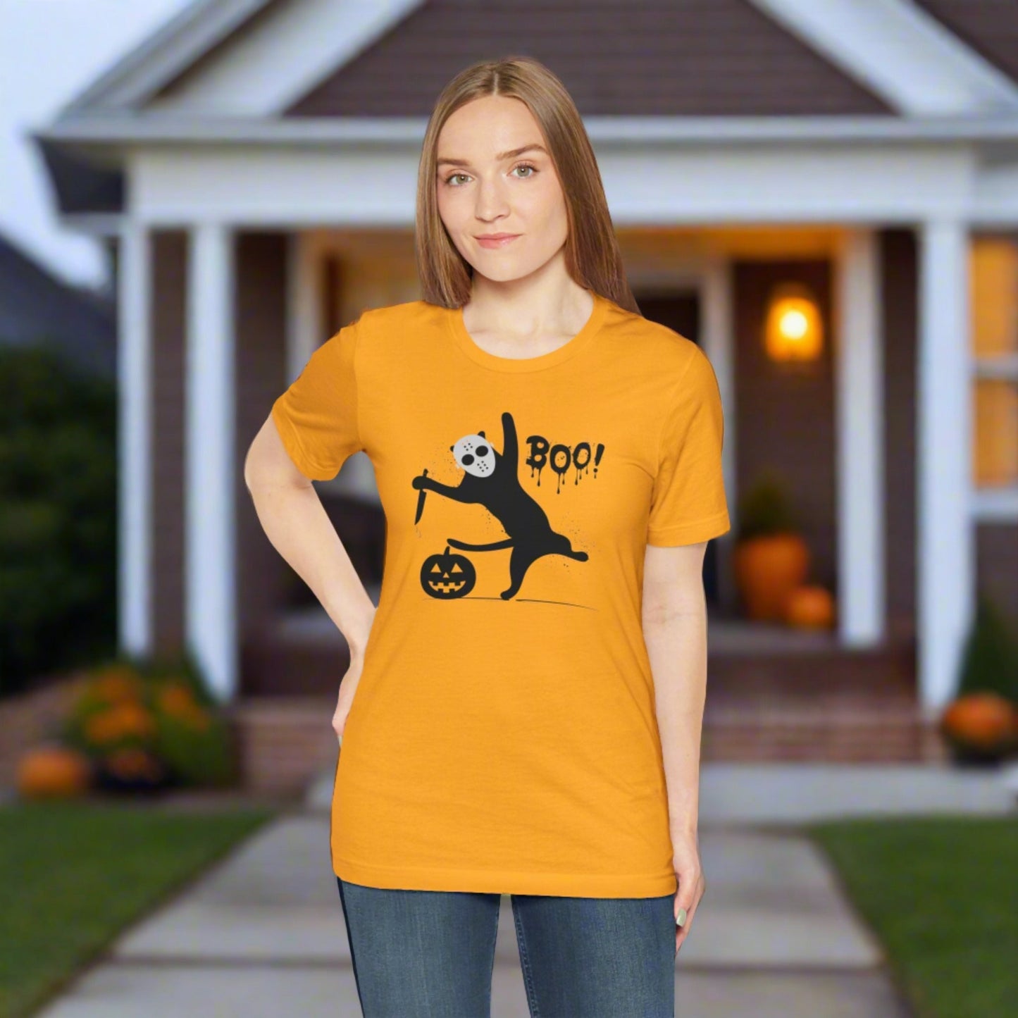 Cat Boo Unisex Jersey Short Sleeve Tee - T - Shirt - Epileptic Al’s Shop