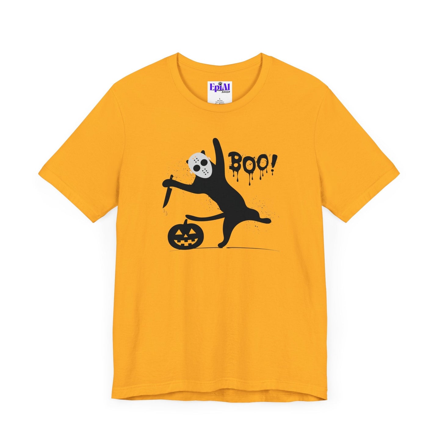 Cat Boo Unisex Jersey Short Sleeve Tee - T - Shirt - Epileptic Al’s Shop