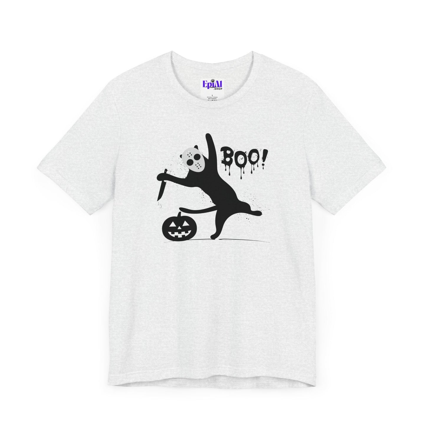 Cat Boo Unisex Jersey Short Sleeve Tee - T - Shirt - Epileptic Al’s Shop